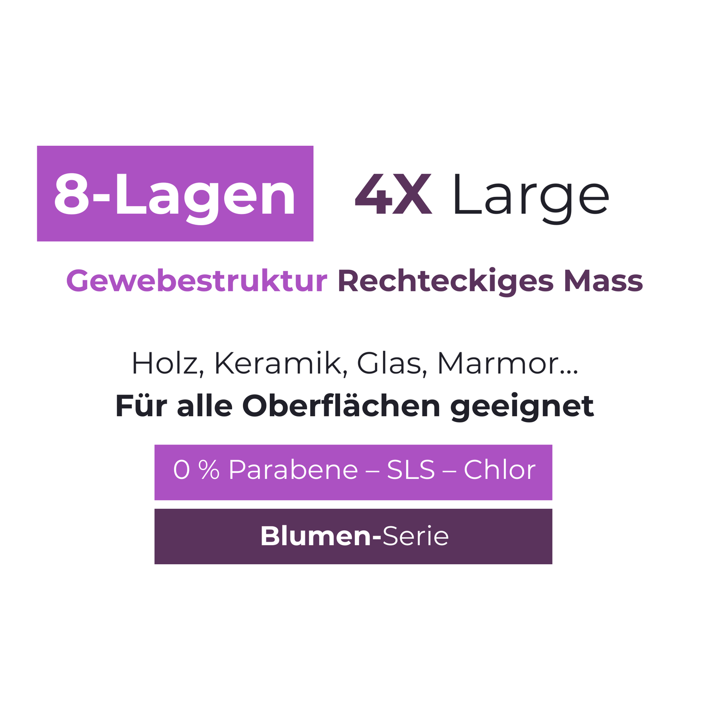 Swiss Sleepy - Bodenreinigungstücher Lila