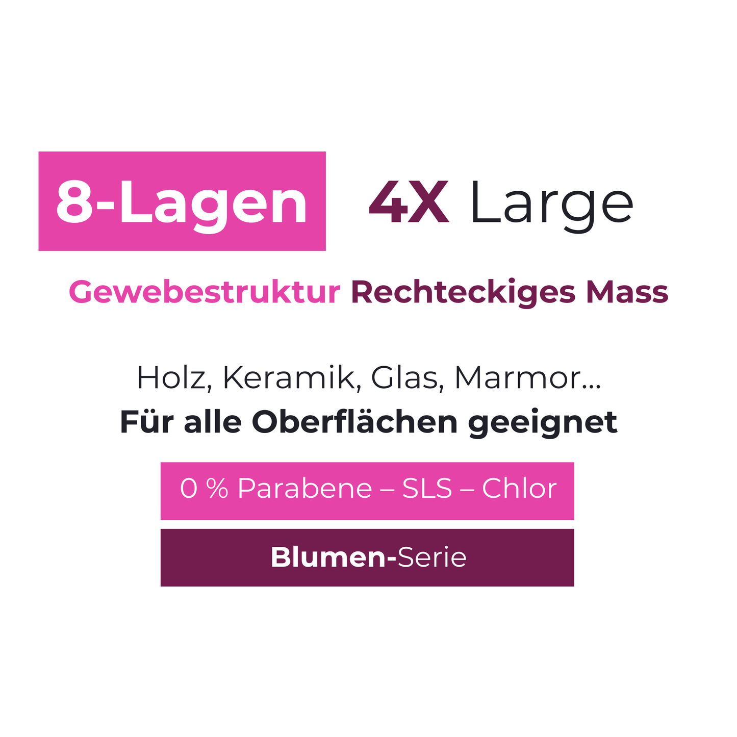 Swiss Sleepy - Bodenreinigungstücher Pink